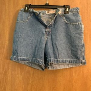 faded glory shorts size 5/6 blue jeans